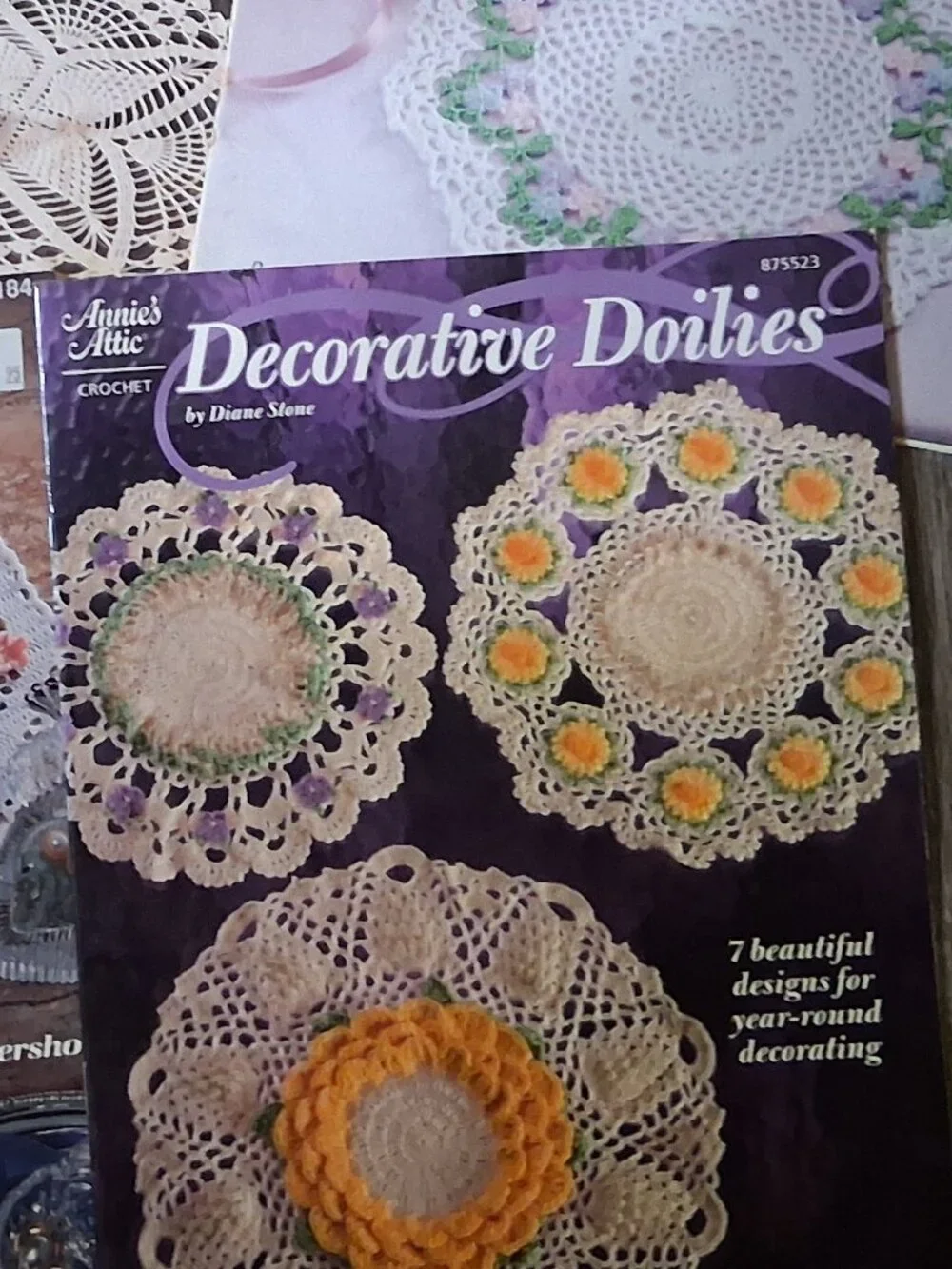 Vintage Annies  Doilies Crochet Needlework Booklets 5 Issues
